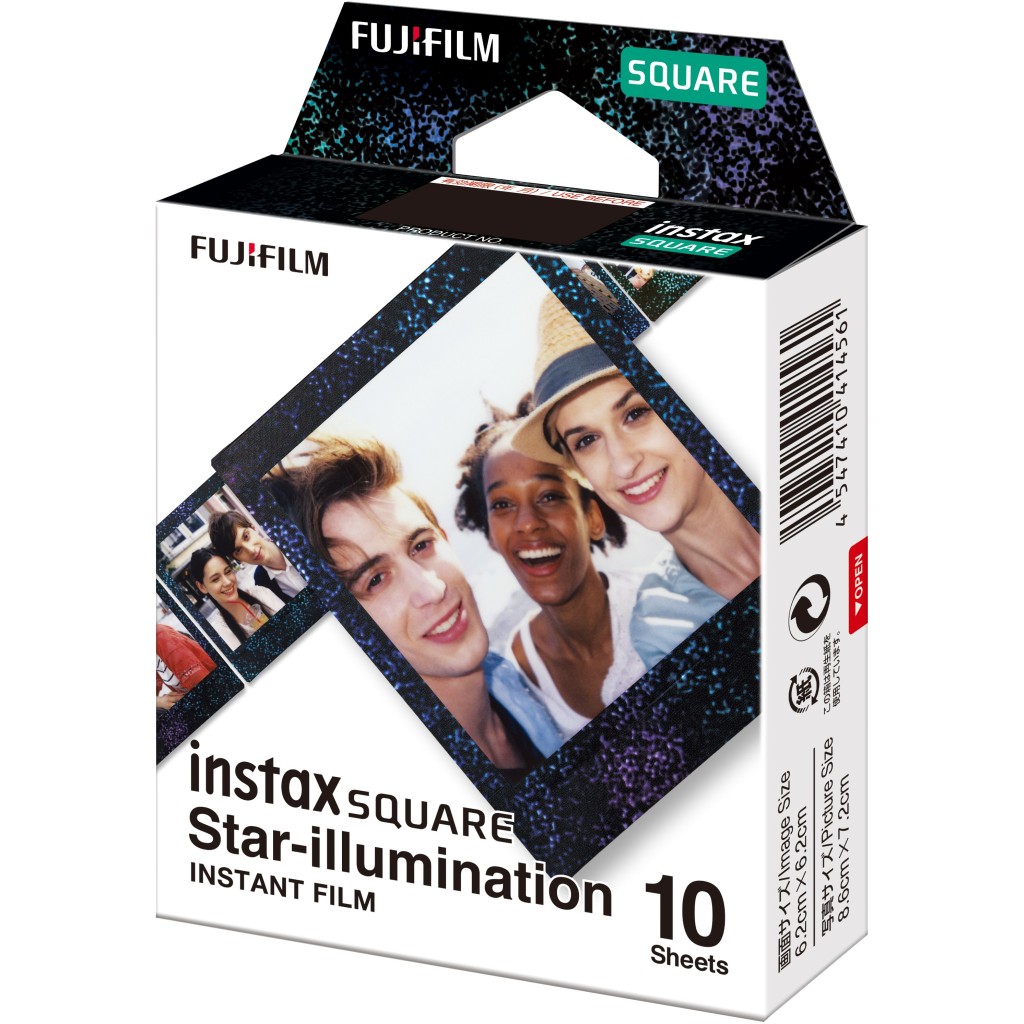 FUJIFILM INSTAX SQUARE Black Instant Film (10 Exposures) | Shams Stores