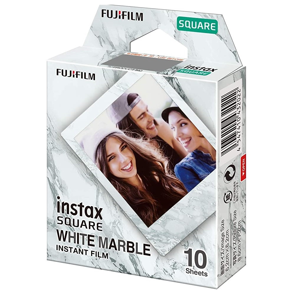 instax square film white marble 4