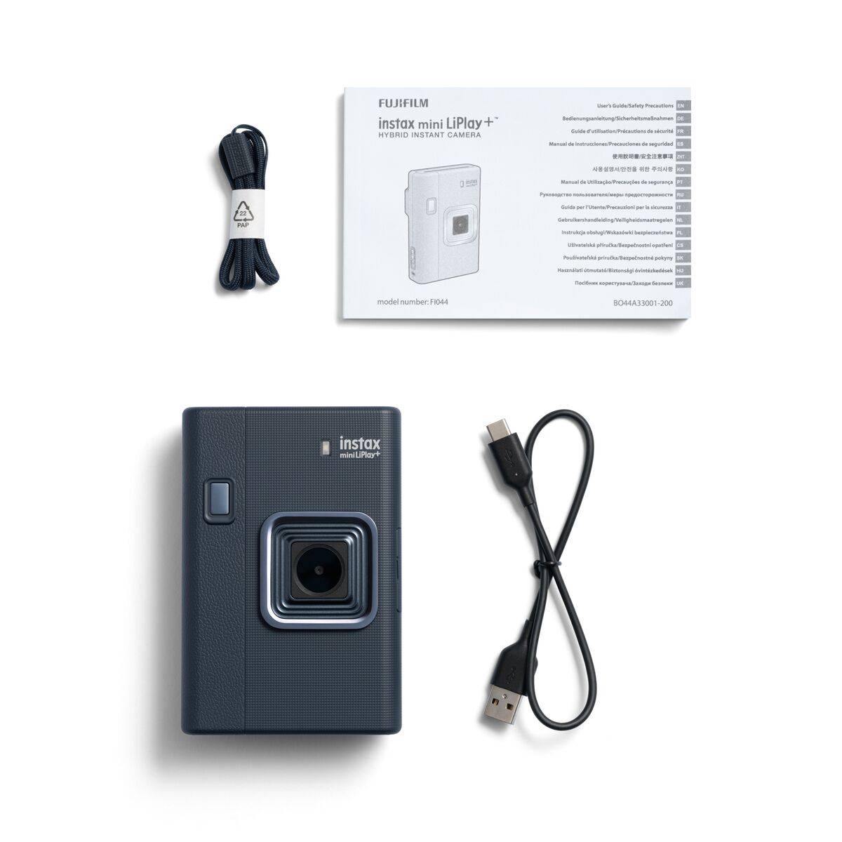 large-(Retailer ready) instax mini LiPlay+ - Promotional images - 06 - Midnight Blue Box Contents_1768-2RT_300dpi_2000px (1-1)